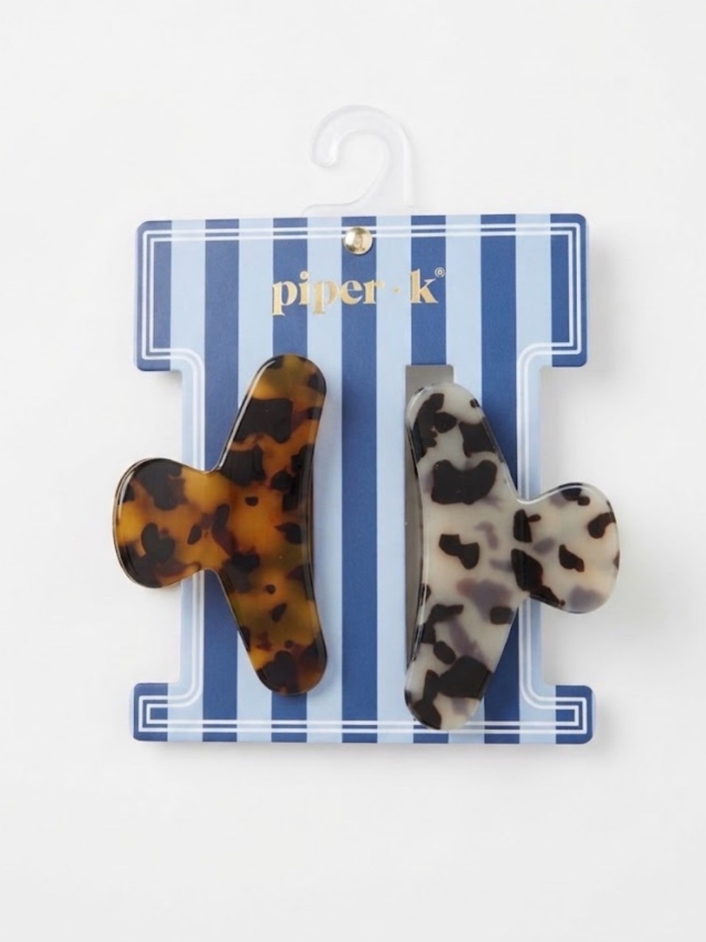NWT ⚜️🤎⚜️ Piper K Set of 2 Boho Hair Claw Clips